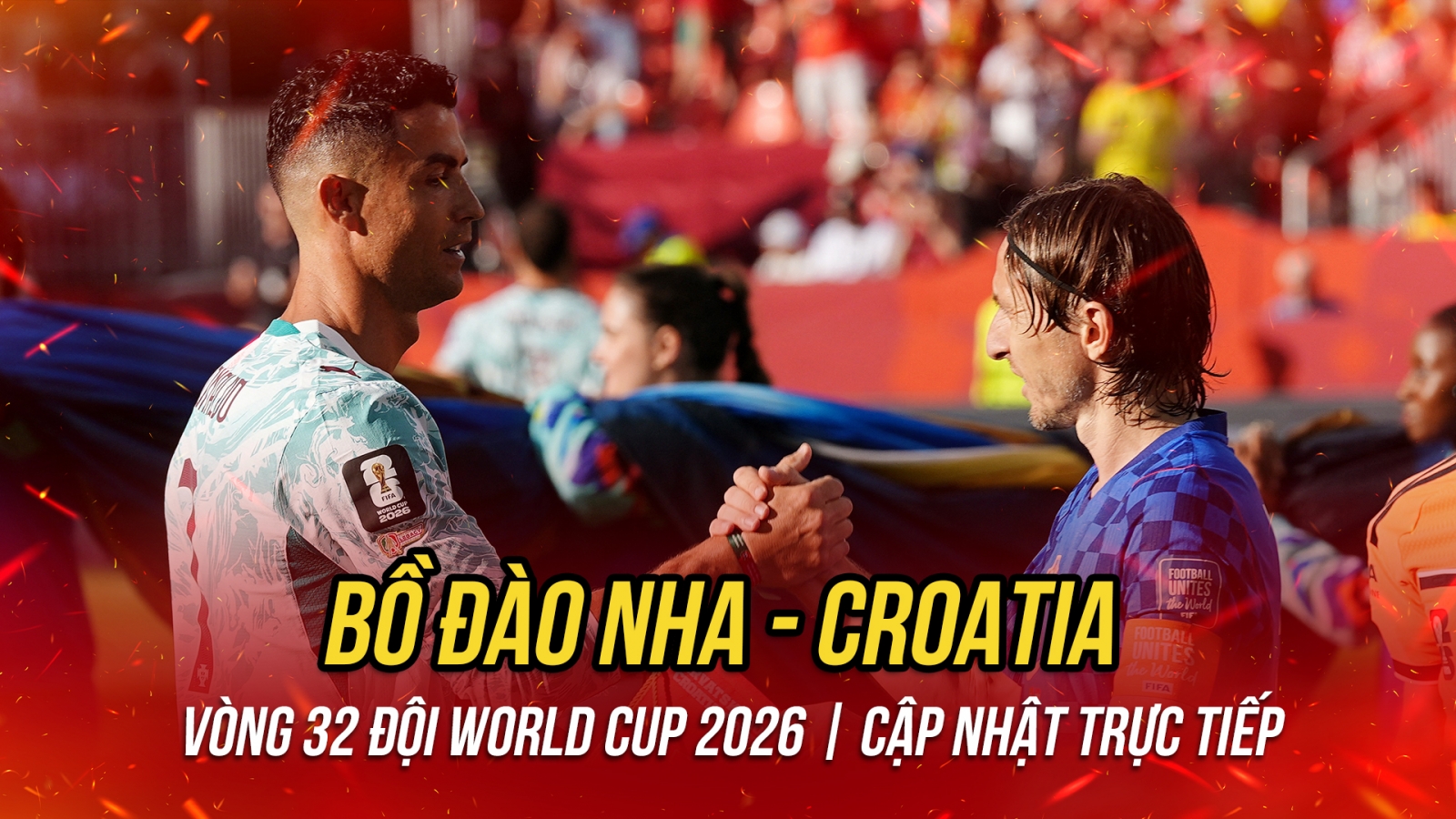 Trực tiếp Bồ Đào Nha 0-0 Croatia: Ronaldo bỏ lỡ cơ hội